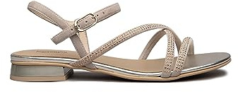 Nero Giardini E115530D Sandali Donna In Suede - Safari 38 EU