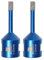 Punta per Trapano Diamantata 6mm- BRSCHNITT Vacuum Brasato Foretto Diamantato con Filettatura M14 per Porcellana Piastrella Granito Marmo Taglio a Secco （2 pezzi）.