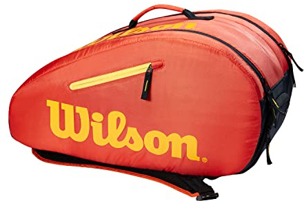 Wilson Padel-Case for Children and Youths, For up to 4 Rackets, Orange/Yellow, WR8902102001