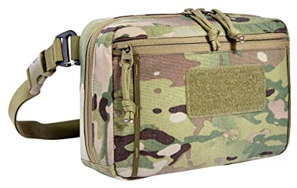 Tasmanian Tiger TT Tac Pouch 8.1 Hip Taktische Ausrüstungs-Tasche Mit Molle-System, Abnehmbarem Hüftgurt, Umhänge- und Hüft-Funktion, Rucksack Zusatz - Multicam