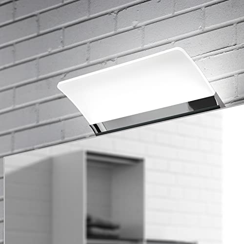 Aplike - Aplique LED para Espejo de Baño - Luz Blanca Fría (5700K) - 12.9 x 7.3 x 16cm | Modelo Apolo