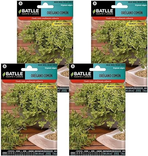 Pack 4 Semillas de orégano común Semillas Batlle