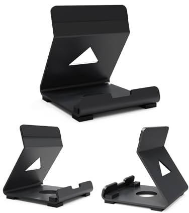 JOYSOG Halter Ständer Basis für Sony PS Portal/für Steam Deck/für ROG Ally Gaming Handheld Anti-Rutsch-Schreibtisch Playstand/Desktop-Halter Spiele Zubehör (schwarz)