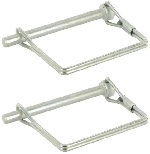 cyclingcolors 2x Perno di Bloccaggio Spine a scatto perni a sgancio rapido molla acciaio anello copiglie tagliaerba tosaerba trattore, 12mm x 75mm