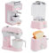 Kitchen Appliances Playset - Pink Pretend Play Kitchen Set with Coffee Maker, Mixer, Toaster, Juicer for Boys & Girls