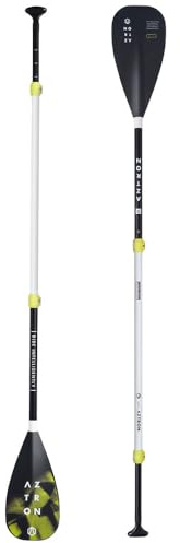 AZTRON Stream AC-P181 Stream Fiberglas Hybrid Paddel für Stand Up Paddle Board, 3 Abschnitte, 180-220 cm