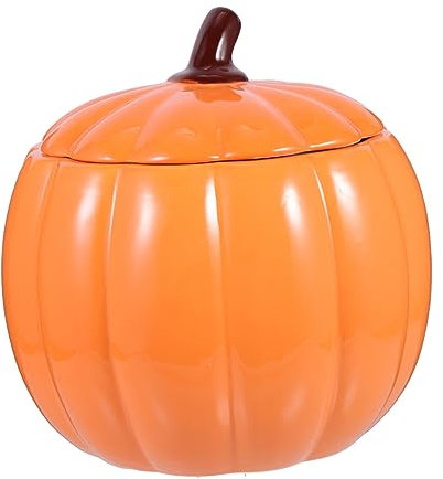 SECFOU Soupière Céramique Forme De Citrouille Pour Halloween Pot à Soupe Décoratif Pour Service De Plats Décoration De Fête