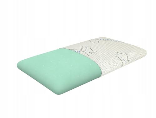 REM-Sen Thermoplastisches orthopädisches Kopfkissen Nackenkissen Ergonomisches Seitenschläferkissen Kissen aus Soft Memory Visco Aloe Vera Formeinsatz 70x40 13cm