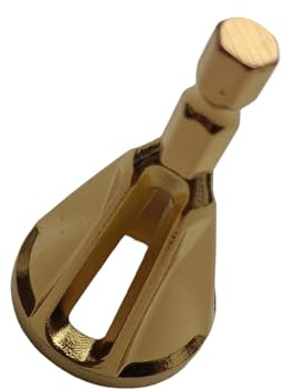 Sbavatore manuale per uso industriale, multi materiali, design triangolare, officina, riparazione domestica, strumento essenziale per sbavatura con bordi di smusso