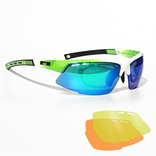 Daisan Fahrradbrille mit Clip für die Sehstärke Radbrille Sportsonnenbrille