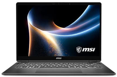 MSI Prestige 14 Flip AI+ D3MTG-051ES portátil táctil 14 FHD+(1920x1200) (Intel Core Ultra X7 358H, RAM 32GB, SSD 1TB, Windows 11 Home) Platinum Gray - Teclado QWERTY español