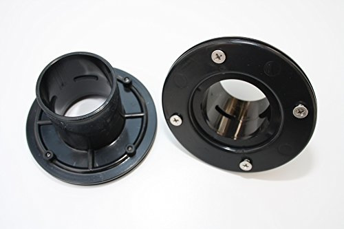 Osaga ABS Tank-/Folien-/Behälterdurchführung, Universell, 50 mm, schwarz