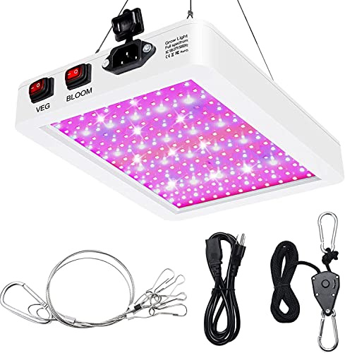 LUYIMIN 1000W LED Grow Light, 261PCS LEDs Dual Switch Full Spectrum Plant Light, Grow Lights for Indoor Hydroponic Plants Veg Flower Greenhouse Growing Lamps
