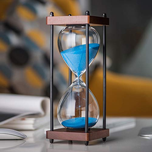 Sanduhren Sanduhr Timer30 Minuten Holzrahmen Sand Timer Home Decoration Arbeit Zeitmanagement-Assistent,- 8 Farben Mode Bunte Einzigartiges kreatives Souvenirgeschenk (15 30 Minuten)