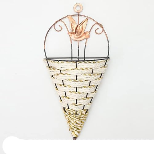 90CM Artificial Green Plant Hanging Ivy Leaf Seaweed Radish Artificial Flower Grapevine Home Garden Wall Fence Party Decoration-Wall hanging basket