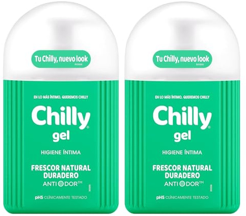 Chilly Fresh Formula – Produkt für die Intimpflege. Pflegen Sie Ihren Intimbereich mit größtmöglicher Sicherheit und Schutz 200 ml x 2 Einheiten - Pack Promoo