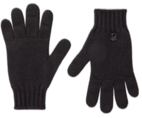 United Colors of Benetton GUANTI IN Maglia 1244CG00M Barnhandskar och vantar, Nero, M, Nero, M