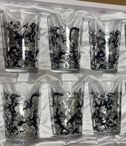MIELIMON Lot de 6 verres à thé marocains en verre de 150 ml