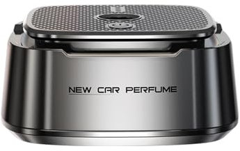 Ambientador de coche Scents, atomizador ultrasónico de 15 ml, difusor de ambientador ajustable para coche, fragancia de coche de larga duración, adorno de perfume inteligente de encendido/apagado