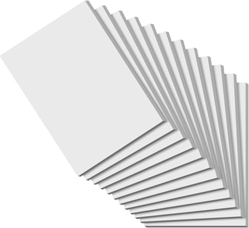 Roneky Lot de 12 petits blocs-notes 10,2 x 15,2 cm, bloc-notes de serveur, bloc-notes blanc