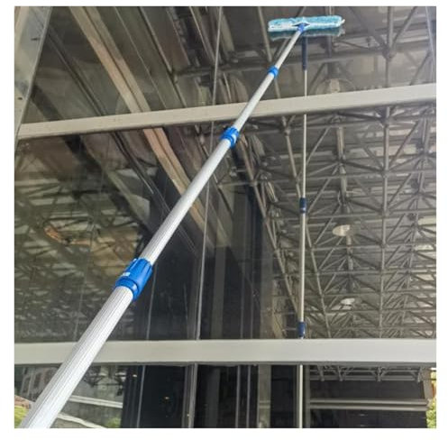 Limpiacristales Limpiador de Ventanas Limpiacristales con Barra de Extensión 9 11 12 15 M, Barra Limpiacristales Comercial para Centros Comerciales, Kit de Lavado de Ventanas Altas(L - 31.1 ft(9.5m))