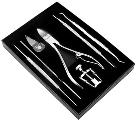 Herramientas para el cuidado de uñas, juego de cortaúñas - Kit de aseo de tijeras de uñas 19 en 1 | Juego de herramientas de belleza portátil, Kit de manicura y , Kits de aseo profesionales