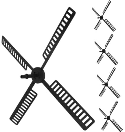 Ciieeo 5juegos Accesorios para Faros De Molinos De Viento Solares Impermeables De Decorativas para Ensamblaje De Molinos De Viento Repuestos para Decoración De Jardín y Patio