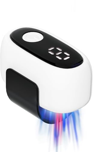 4.0 Dispositivo laser per unghie 【Timing efficiente – Controllo del tempo intelligente 7 minuti 】 dito/piede universale per unghie Vincitore del test della terapia della luce