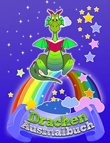 Drachen - Ausmalbuch: für Buben und Mädels ab 4 Jahren