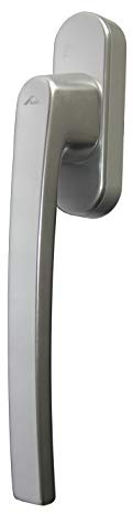 Roto Original Line Griff Patio Z mit Logo, Farbe Natursilber, Stiftlänge 35 mm, 25 x 3.6 x 6.7