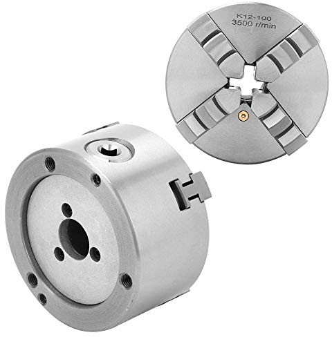 100mm 4 Backen selbstzentrierendes Drehfutter mit zusätzlichen Backen Drehmaschine Zubehör K12-100 für Holzdrehmaschine