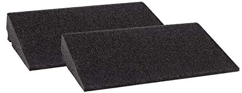 Bordsteinrampe Gummi Auffahrhilfe 70mm Set 2 Stück 40x25x7cm SZAGATO | Made in Germany Höhe:70mm Schwellenrampe Auffahrhilfe Bordsteinkeile Bordstein Auffahrrampe Bordsteinkanten