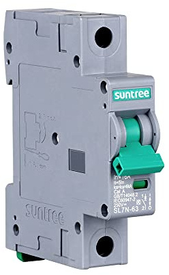 Suntree Disjoncteur unipolaire CC 50 A pour système solaire hors réseau, boîte de combinaison PV, boîte de disjoncteur