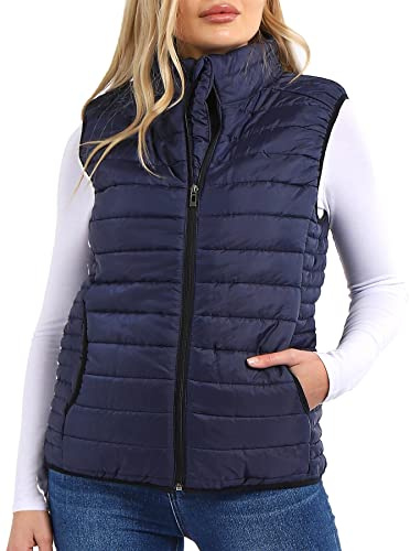 SS7 Veste sans Manches pour Femme Gilet matelassé Grandes Tailles