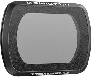 Freewell Filtro Snow Mist 1/4 per Osmo Pocket 4/3/Xtra Muse | Miglioramento della qualità video all'aperto con illuminazione delicata