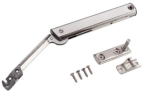 Système de support à rabat pour armoire de cuisine, armoire, porte, ouverture vers le haut et vers le bas, charnière à fermeture automatique