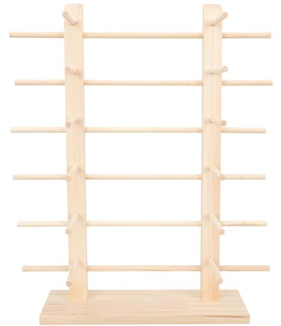 Holibanna Holz Sonnenbrillen Organizer Display Rack Mit Stabilem Standfuß Für Brillen Tischständer Brillenhalter Für Optische Brillen Und Skibrillen Praktisches Aufbewahrungsregal Für Zuhaus
