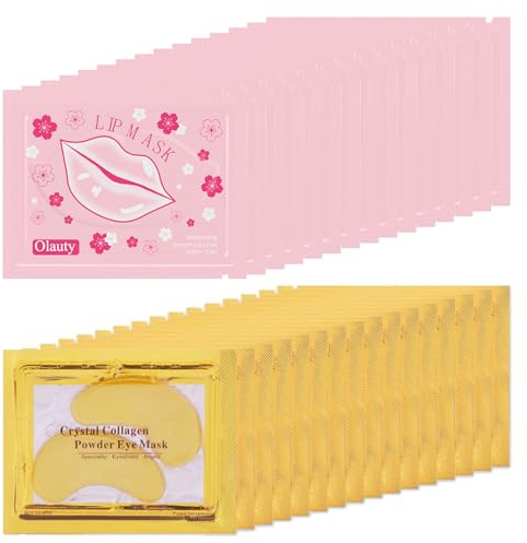 Eakroo 30 Pairs Lip Mask & Eye Mask, Anti Wrinkle Patches for Lip, Party Supplies, Lip Mask Patches, Lip and Eye Mask Bulk, Eye Patches for Puffy Eyes, Mothers Day Gifts, Teacher Appreciation Gifts