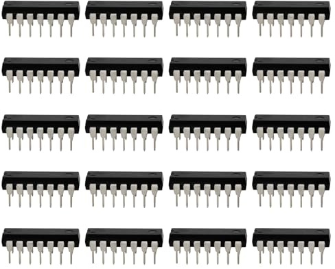 OTOTEC 20 Piezas TL074CN Reemplazo de Amplificador Operacional TL074 Chip IC de Amplificador Operacional DIP-14 Chip de Entrada JFET de Bajo Ruido para Procesamiento de Señal de Audio