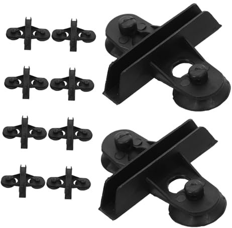 COSMEVIVI 10pcs Aquarium Partition Clips Suction Cup Holders for Fish Tank Dividers Glass Lid Support for Freshwater Tropical Aquariums