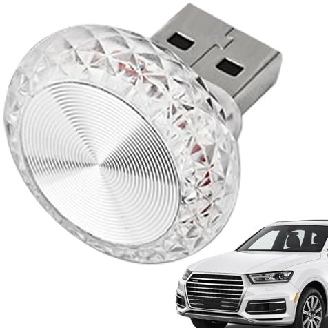 Generisch Luces LED para interior de coches inalámbricos, iluminación ambiental para automóviles, LED de colores, USB -LED para interiores de coches, luces LED con USB, entorno de coche