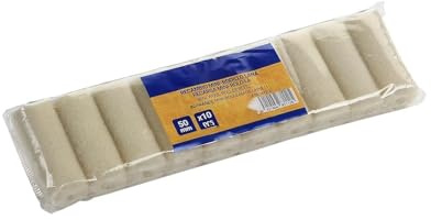 Recambio mini-rodillo 100 mm de lana, ideal para pintura suave y uniforme en superficies pequeñas.