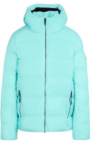 Ziener TRAVA-Z Giacca da sci da donna, calda, traspirante, impermeabile, radiante lagoon, 40