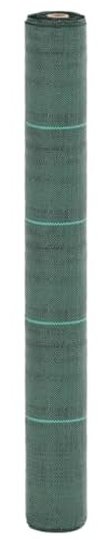 Teenpull Toile anti-mauvaises herbes verte 1 x 5 m, tissu de sol en polypropylène stabilisé aux UV, 60 g/m², non-tissé de jardin pour un contrôle efficace des mauvaises herbes sous le gravier, les