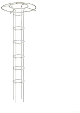 babominimer Telaio di supporto per traliccio per piante rampicanti da giardino, rose, pomodori e verdure, struttura a griglia in PVC bianco con design ad arco, da 90 cm a 210 cm