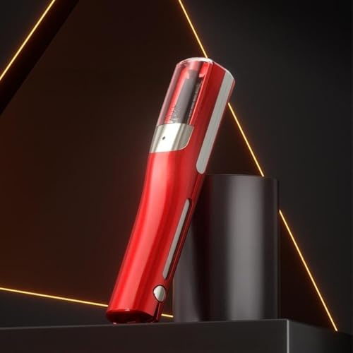 DEEguesu Tagliacapelli Universale per Doppie Punte, Portatile E Adatto A Doppie Punte E Capelli Danneggiati, Ideale per L'Uso Domestico E in Viaggio Red