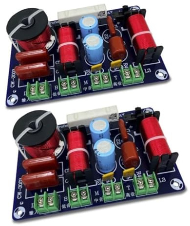 2PCS 3-Way 250W 850/5200Hz Frequency Divider DIY Speaker Circuit Treble Mid Bass HiFi Stereo Audio Crossover 500701832