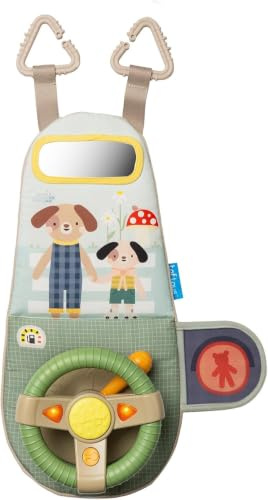 Taf Toys Car Seat Toy - Interactive Baby Infant Car Toys with Lights & Realistic Sounds for Babies - Stimulating Car Travel Entertainment - Perfect for Car Seat & Travel - 0-6-12-18 Months Boy Girl