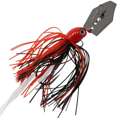 FTM Randale Max Chatterbaits 10g / schwarz-rot Seika Pro von Fishing Tackle Max