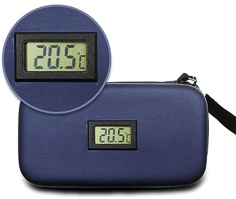 Borsa Termica per Insulina, Custodia Viaggio per Frigorifero per Insulina, Borsa Termica per Ghiaccio, Display della Temperatura per Isolamento Termico Custodia Viaggio per